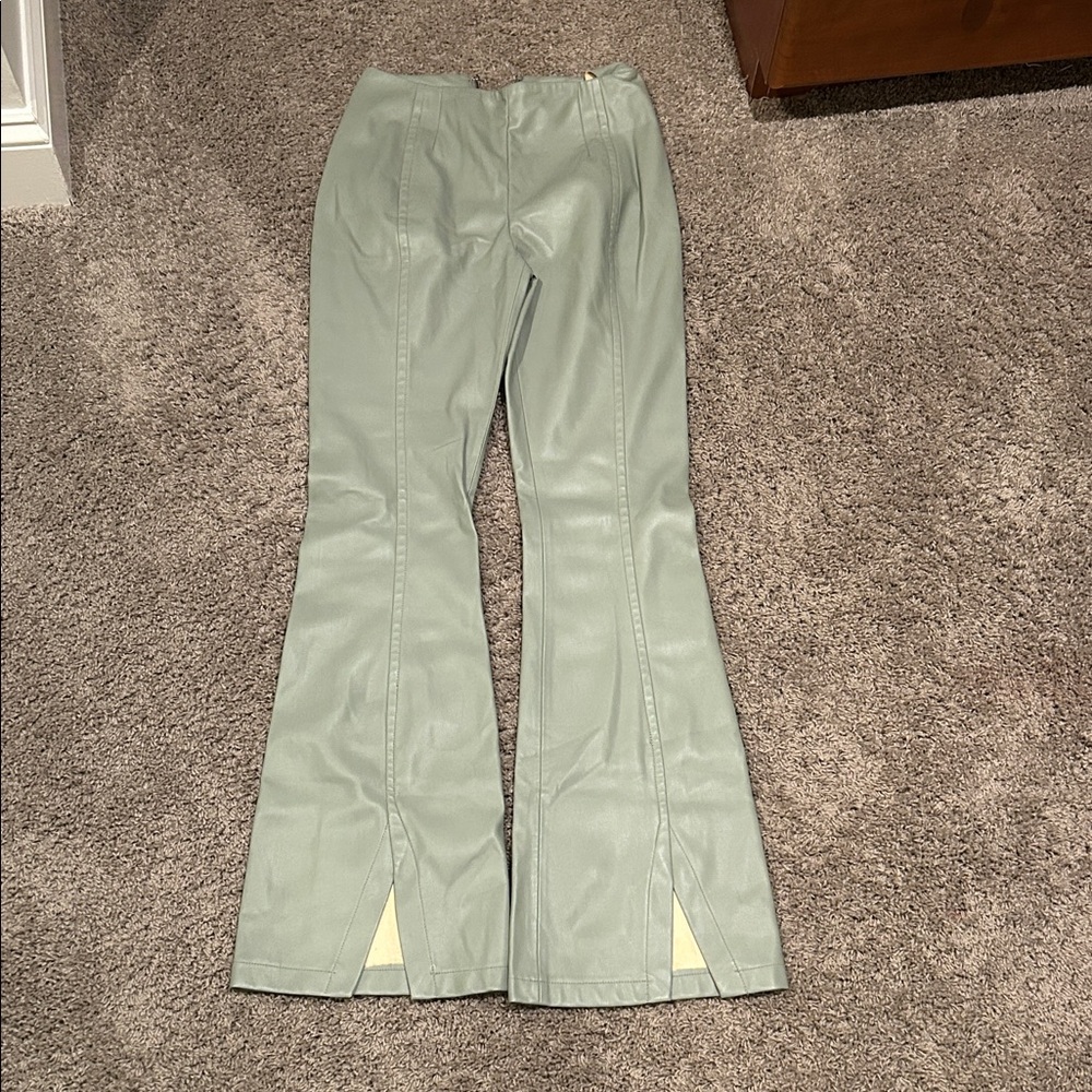 Free People Green flare Pants